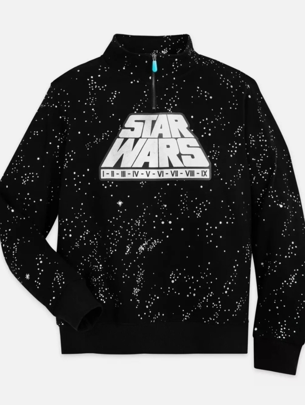 Star Wars Saga I-IX Disney 1/4 Zip Pullover Sweatshirt | Women's 3X